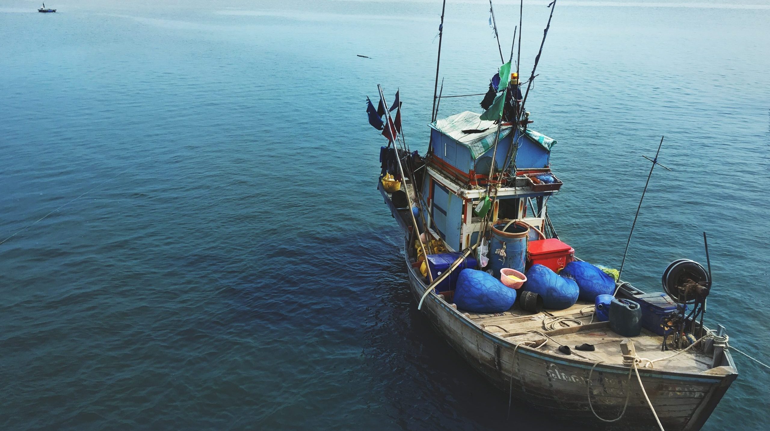 Fishery Boat Seascape Nautical Vessel Nature Concept